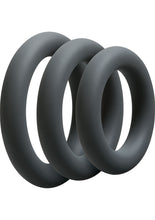 Load image into Gallery viewer, Optimale 3 Silicone C-Ring Set Thick Slate