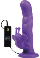 Load image into Gallery viewer, 10 Function Love Rider Silicone Butterfly Lover Purple 5.25 Inch