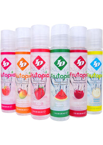 Frutopia Natural Flavor Water Based Personal Lubricant Assorted 1 Ounce 12 Each Per Display