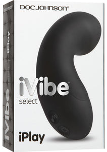 Ivibe Select Iplay Silicone G-Spot Massager Waterproof Black 3.8 Inch