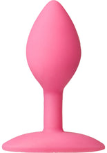Load image into Gallery viewer, Platinum Premium Silicone The Minis Spade Butt Plug Pink Small 3 Inch