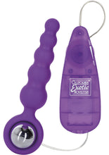 Load image into Gallery viewer, Booty Call Booty Shaker Silicone Remote Wired Control Anal Probe Purple 4 Inch
