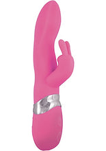 Load image into Gallery viewer, Ravishing Rabbit Silicone Vibe Waterproof Pink 8.25 Inch
