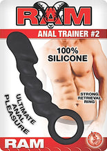 Load image into Gallery viewer, Ram Anal Trainer #2 Silicone Probe Waterproof Black 5.5 Inch