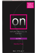 Load image into Gallery viewer, On Arousal Oil Ultra For Her Boxed .17 Ounce Bottle