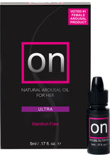 Load image into Gallery viewer, On Arousal Oil Ultra For Her Boxed .17 Ounce Bottle