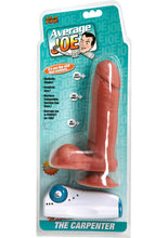 Load image into Gallery viewer, Average Joe Mauricio The Carpenter Wired Remote Control Dildo Brown 5.75 Inch