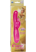 Load image into Gallery viewer, Coco Licious Fluttering Butterfly Vibrator Waterproof Pink 4 Inch