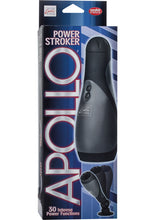 Load image into Gallery viewer, Apollo Power Stroker Masturbator Black 8.5 Inch