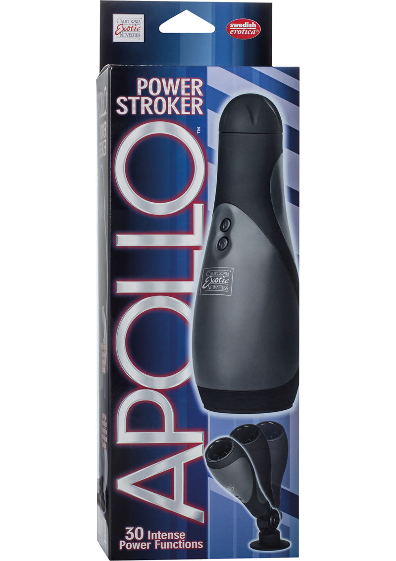 Apollo Power Stroker Masturbator Black 8.5 Inch