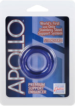 Load image into Gallery viewer, Apollo Premium Support Enhancer Cockring Standard Blue 1.75 Inch Diameter