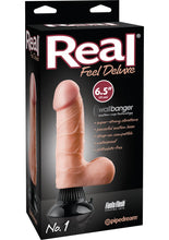 Load image into Gallery viewer, Real Feel Deluxe No 1 Wallbanger Vibrating Dildo Waterproof Flesh 6.5 Inch