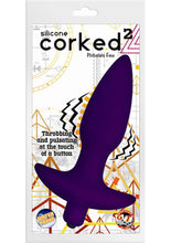 Load image into Gallery viewer, Corked 02 Silicone Anal Plug Waterproof Lavender Medium