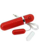 Load image into Gallery viewer, Ahh Vibe Bullet Of Love Wired Remote Control Bullet Red