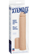 Load image into Gallery viewer, Xtend It Kit Realistic Penis Extender White 9 Inch
