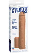 Load image into Gallery viewer, Xtend It Kit Realistic Penis Extender Brown 9 Inch