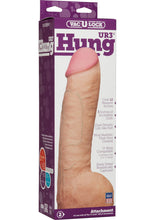 Load image into Gallery viewer, Vac U Lock UR3 Hung Realistic Cock Attachment White 12 Inch