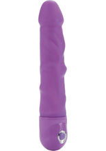 Load image into Gallery viewer, Bendie Power Stud Rod Realistic Vibrator Purple Waterproof 7 Inch