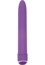 Load image into Gallery viewer, 7 Function Classic Chic Standard Velvet Cote Vibrator Waterproof Purple 6 Inch