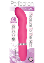 Load image into Gallery viewer, Perfection G Spot 10 Function Silicone Vibrator Waterproof Pink 6 Inch
