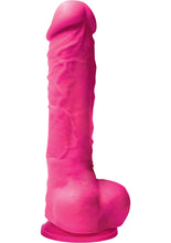 Load image into Gallery viewer, Colours Pleasures Silicone Dong Pink 5 Inch