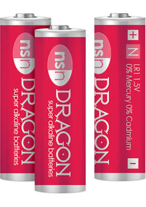 Dragon Super Alkaline Batteries N3/LR1 1.5 Volt 3 Each Per Pack
