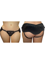 Load image into Gallery viewer, Plus Size Beginners Adjustable Strap On Black Size 12 to 30