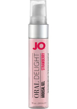 Load image into Gallery viewer, Jo Oral Delight Flavored Arousal Gel Strawberry 1 Ounce