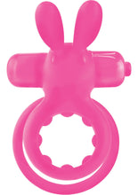 Load image into Gallery viewer, Screaming O Ohare Silicone Vibrating Rabbit Cockring Waterproof Pink