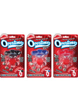 Load image into Gallery viewer, Screaming O Overtime Silicone Vibrating Cockring Waterproof Assorted Colors 6 Each Per Case