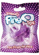 Load image into Gallery viewer, Screaming O Fing O Tips Silicone Finger Massagers Purple