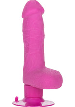 Load image into Gallery viewer, Shower Stud Ballsy Dong Pure Skin Vibrating Dildo Waterproof Pink 5 Inch