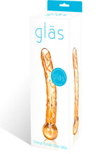 Load image into Gallery viewer, Glas Orange Tickler Glass Dildo