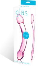 Load image into Gallery viewer, Glas Double Trouble Purple Dildo