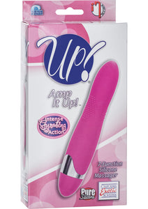 Up Amp It Up Silicone Vibrator Pink 5.5 Inch