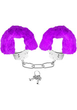 Load image into Gallery viewer, Neon Furry Cuffs Purple