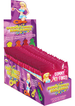 Load image into Gallery viewer, Gummy Finger Ring Dongs 12 Packs Per Display