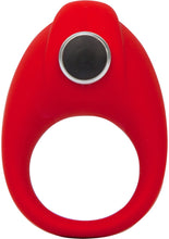 Load image into Gallery viewer, Bulge Vibrating Silicone Cock Ring Waterproof Red