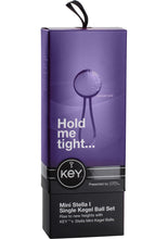 Load image into Gallery viewer, Key Mini Stella I Silicone Single Weighted Kegel Ball Set Lavender