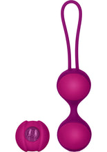 Load image into Gallery viewer, Key Mini Stella II Silicone Double Kegel Ball Set Pink