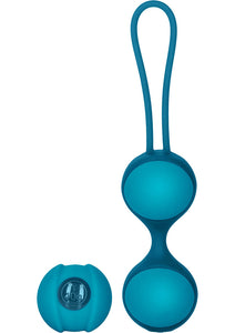 Key Mini Stella II Silicone Double Kegel Ball Set Blue