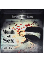 Load image into Gallery viewer, Behind Closed Doors Month Of Sex Activity Calender Honeymoon Edition