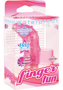 Finger Fun Massager Waterproof Pink