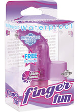 Load image into Gallery viewer, Finger Fun Massager Waterproof Purple