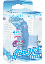 Load image into Gallery viewer, Finger Fun Massager Waterproof Blue