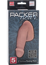 Load image into Gallery viewer, Packer Gear Packing Penis Dong 5 Inch Brown