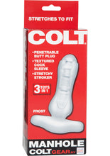 Load image into Gallery viewer, Colt Manhole 3 in 1 Butt Plug Cock Sleeve And Stroker Clear 7.5 Inch
