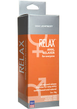 Load image into Gallery viewer, Relax Anal Relaxer For Everyone Waterbased Lubricant 2 Ounce
