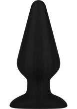Load image into Gallery viewer, Hustler All About Anal Seamless Silicone Butt Plug Black 6 Inch