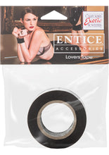 Load image into Gallery viewer, Entice Lovers Tape Restraint Black 4 Feet